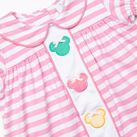 Multicolored Mouse Applique Legging Set, Pink