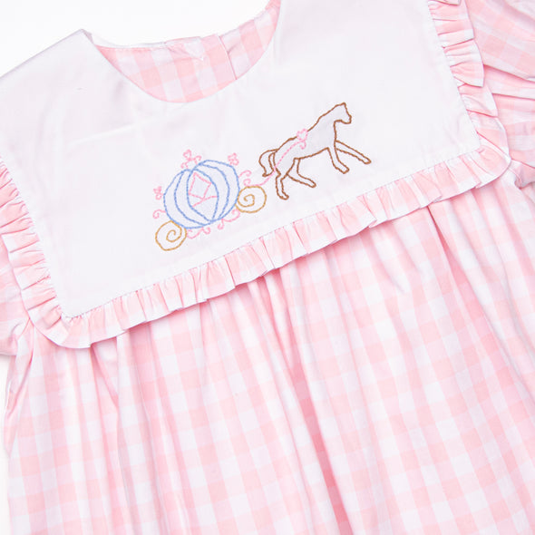 Carried Away Embroidered Bubble, Pink