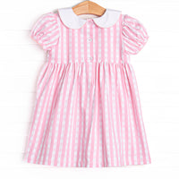 Easy As 1, 2, 3 Smocked Dress, Pink