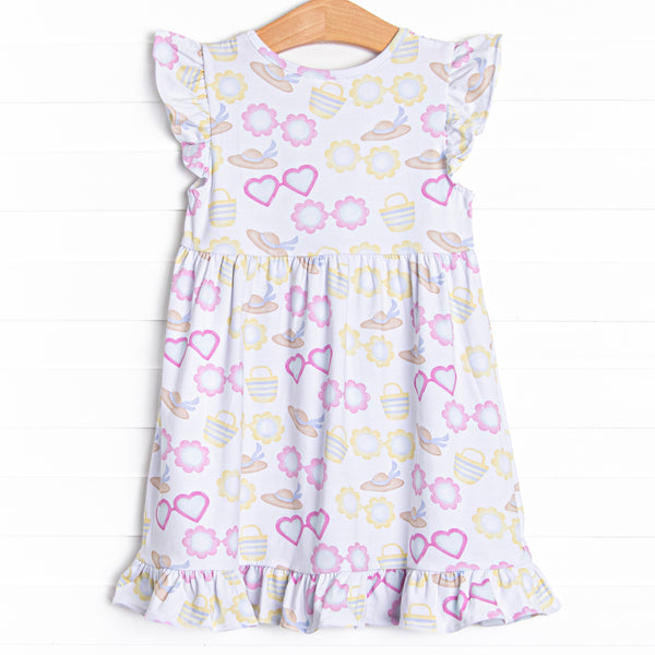 Sunny Day Shades Dress, Yellow