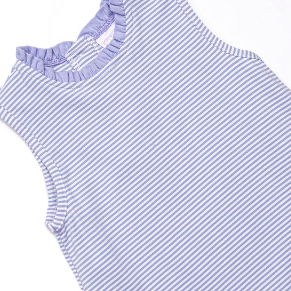 Grace Pocket Dress, Periwinkle Stripe