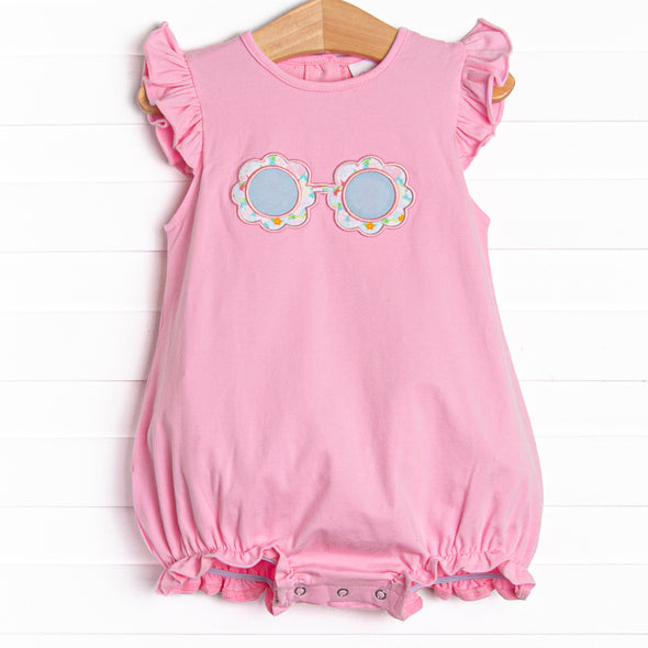 Sunnies and Shade Applique Bubble, Pink