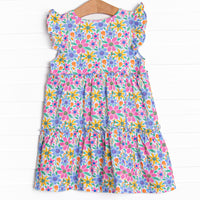 Groovy Garden Dress, Purple