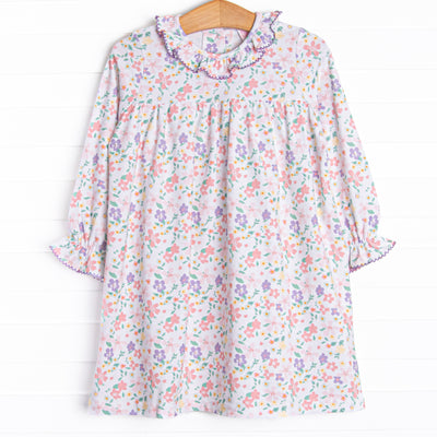 Painted Petals Dress, Purple