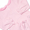 Pumpkin Pup Applique Ruffle Romper, Pink