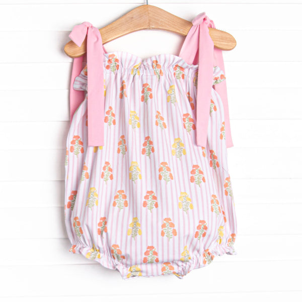 Pinstripe Petals Bubble, Pink