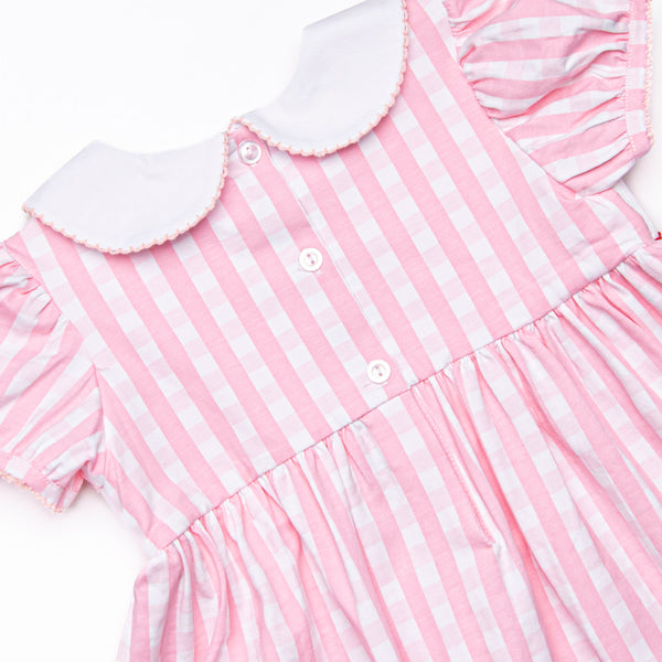 Easy As 1, 2, 3 Smocked Dress, Pink