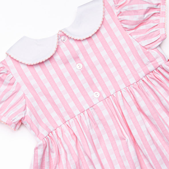 Easy As 1, 2, 3 Smocked Dress, Pink
