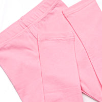 Boughs of Bows Embroidered Side Tie Legging Set, Pink