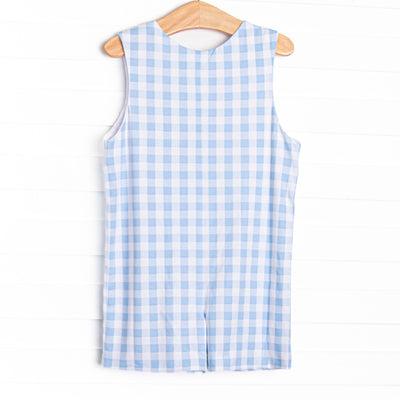 Treasure Island Smocked Jon Jon, Blue