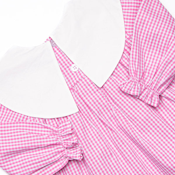 Pumpkin Spice Proper Applique Bloomer Set, Pink