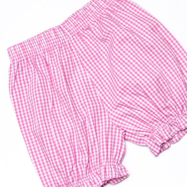 Pumpkin Spice Proper Applique Bloomer Set, Pink