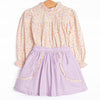 You Are My Sunshine Skirt Set, Purple