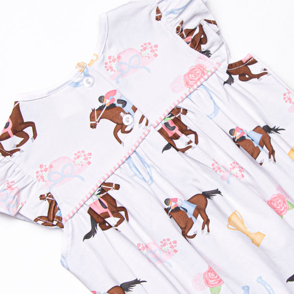 Run for the Roses Dress, Blue