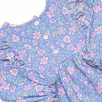 Periwinkle Perennials Scalloped Legging Set, Purple