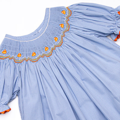 Too Sweet to Spook Smocked Legging Set, Blue