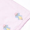 Pencil Me In Applique Ruffle Short Set, Pink Seersucker