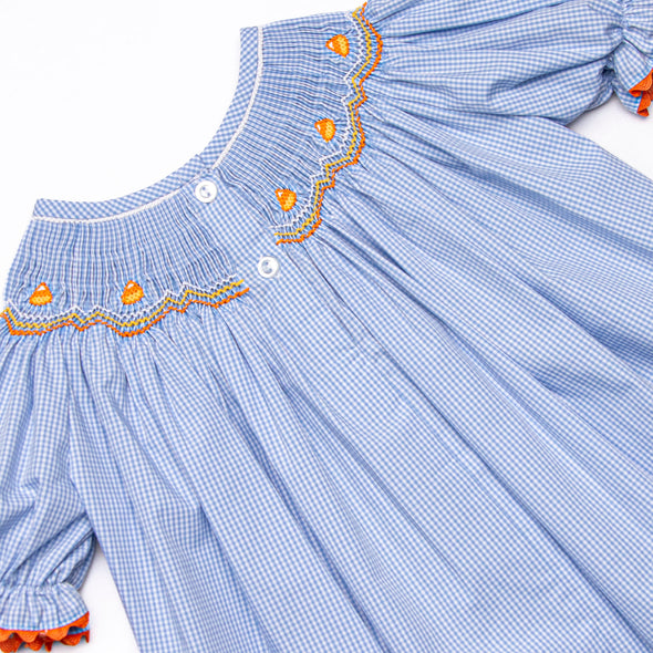 Too Sweet to Spook Smocked Legging Set, Blue