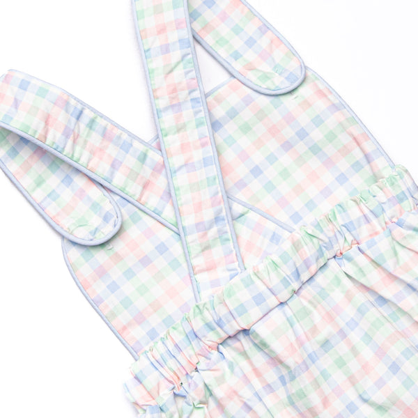 Paradise Plaid Sunsuit, Blue