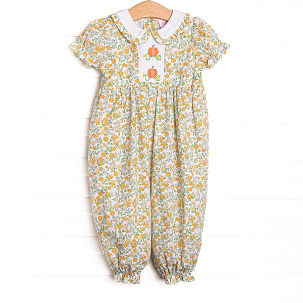Golden Harvest Smocked Romper, Yellow