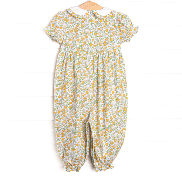 Golden Harvest Smocked Romper, Yellow