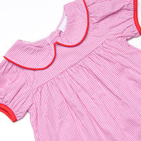 Making the Grade Applique Dress, Pink