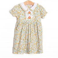Golden Harvest Smocked Dress, Yellow