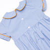 Too Sweet to Spook Smocked Bubble, Blue