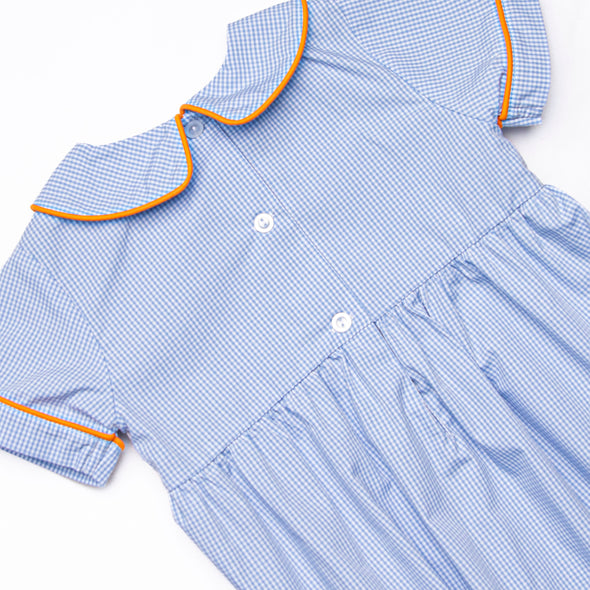 Too Sweet to Spook Smocked Bubble, Blue