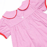 Making the Grade Applique Dress, Pink
