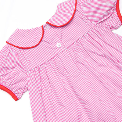Making the Grade Applique Dress, Pink