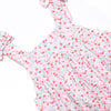 Cherry Tree Blooms Sleeveless Dress, Red
