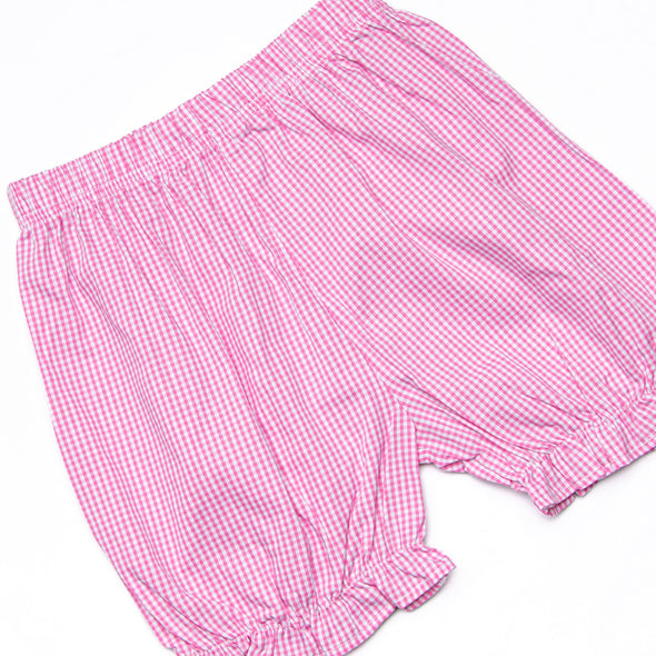 Making the Grade Applique Bloomer Set, Pink