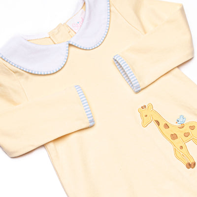 Savanna Stroll Applique Bubble, Yellow
