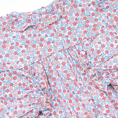 Peach Petals Smocked Dress, Pink