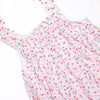 Cherry Tree Blooms Sleeveless Dress, Red