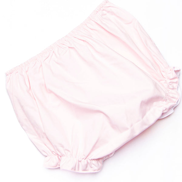 Briar Bow Blossoms Smocked Diaper Set, Pink