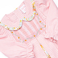 Pumpkin Patch Petals Smocked Dress, Pink