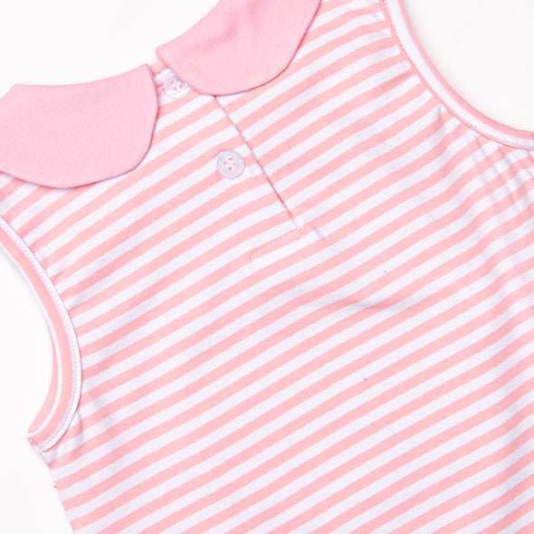 Pink Lady Lemon Applique Diaper Set, Pink