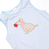 Teacher's Pet Applique Dress, Blue