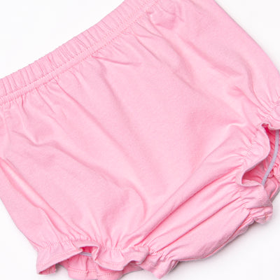 Pink Lady Lemon Applique Diaper Set, Pink