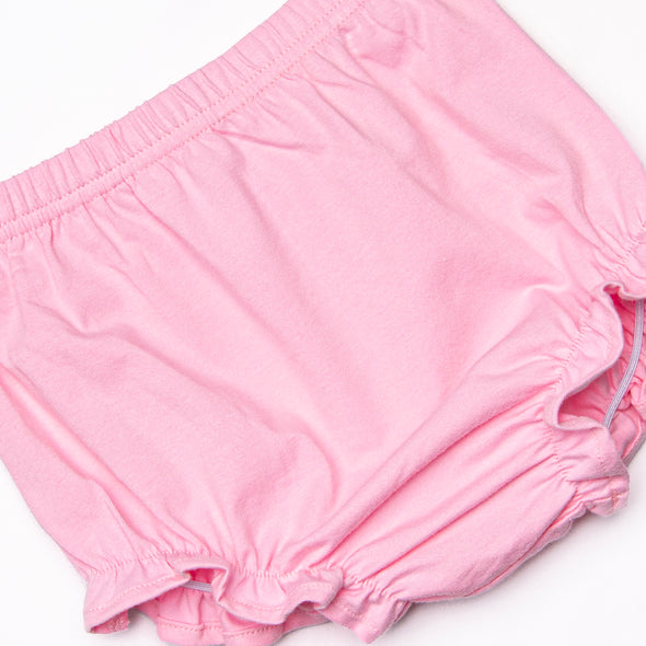Pink Lady Lemon Applique Diaper Set, Pink