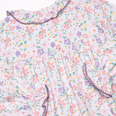 Painted Petals Dress, Purple