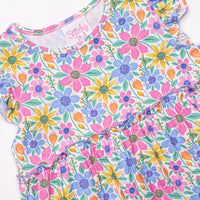 Groovy Garden Dress, Purple