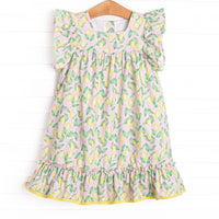 Miss Meyer Ruffle Dress, Yellow