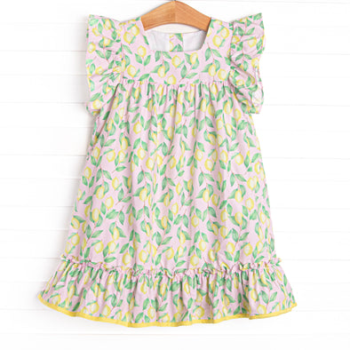 Miss Meyer Ruffle Dress, Yellow