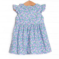 Floral Fairytale Applique Dress, Pink