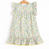 Miss Meyer Ruffle Dress, Yellow