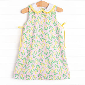 Miss Meyer Collared Dress, Yellow