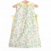 Miss Meyer Collared Dress, Yellow